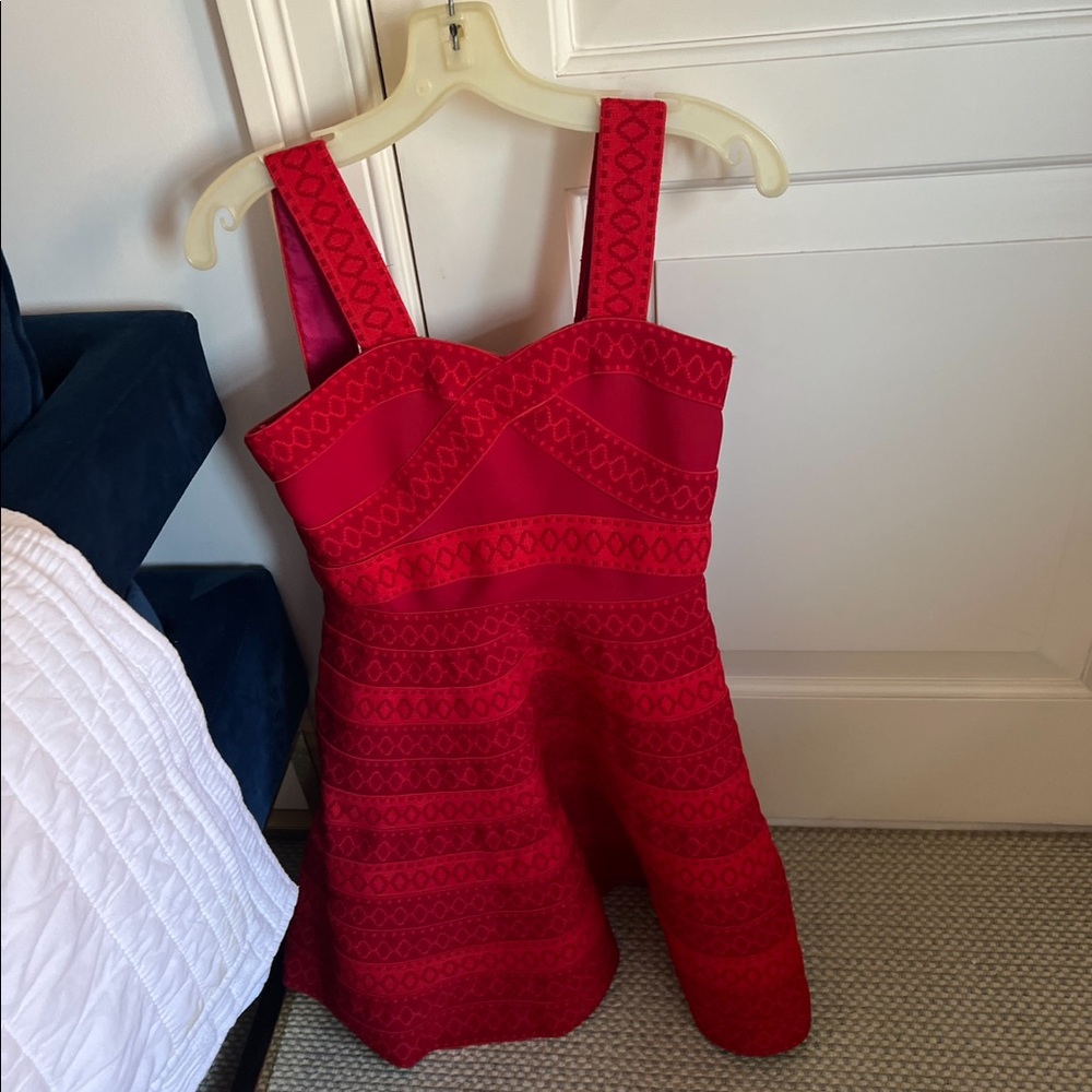 Maje red dress